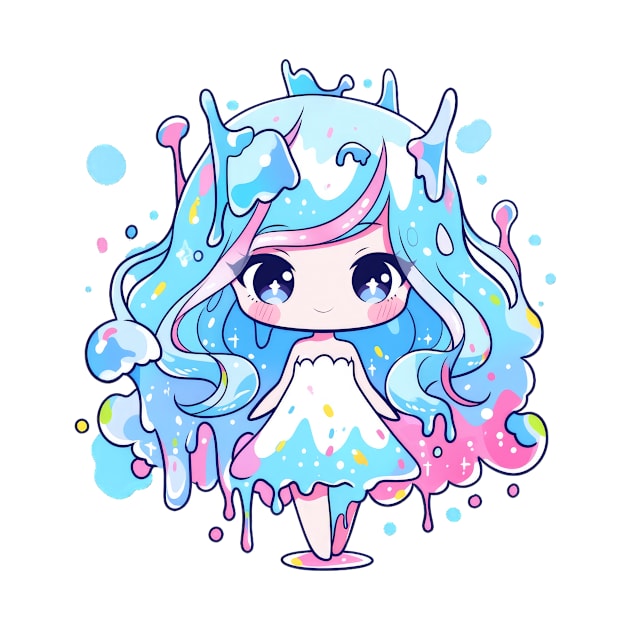 Chibi style Slime Queen Creature by SundayDonuts