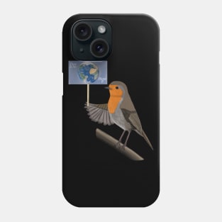 There Is No Planet B Bird Illustration Phone Case