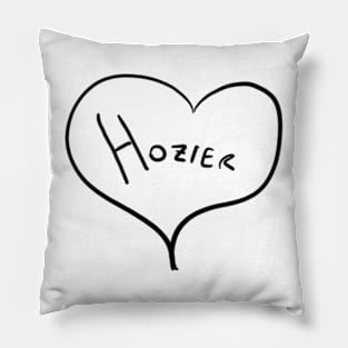 Hozier heart (large) Pillow