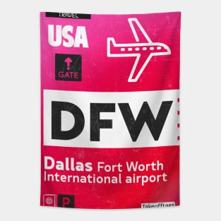 DFW airport code RED Tapestry