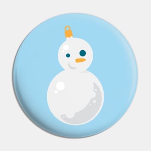 Snowman Ornament Pin