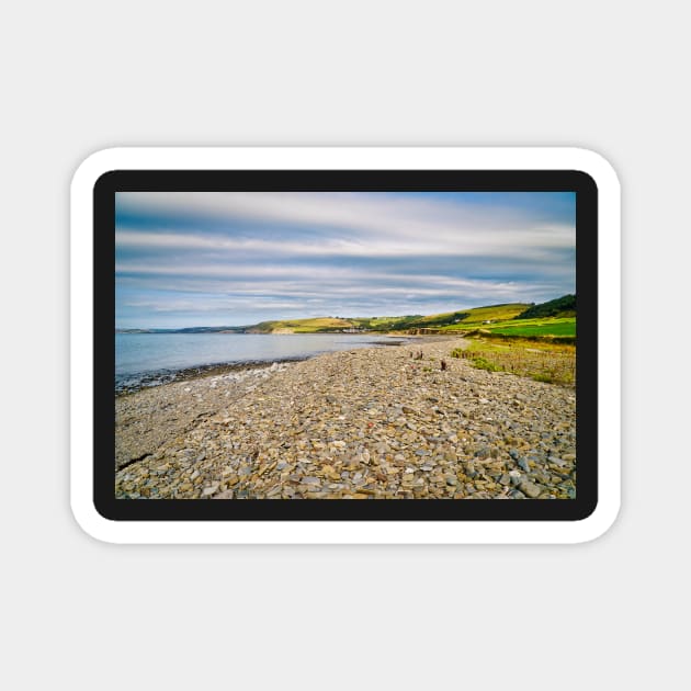 Wonderful Coastal Scenery - Pebble Beach & Aberarth Magnet by Harmony-Mind