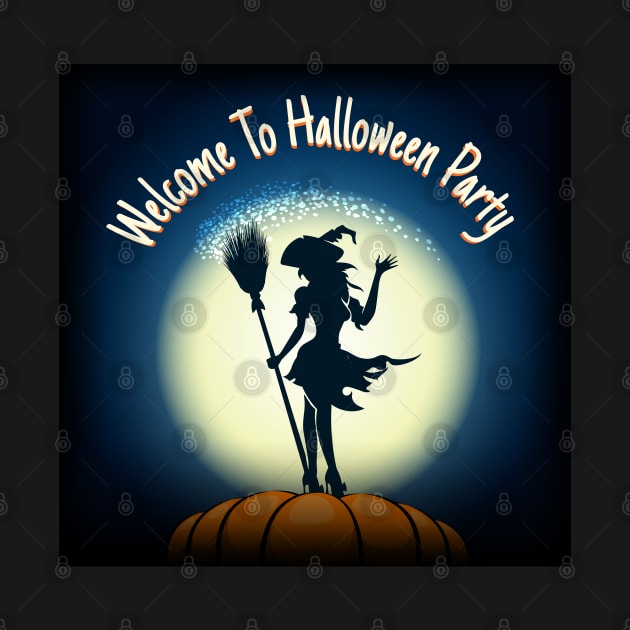 Halloween Party Invitation Poster by devaleta