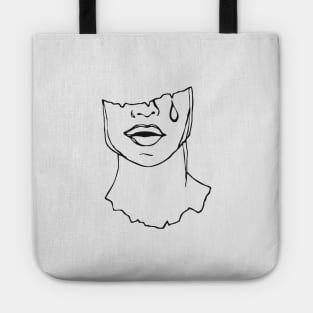 Bust Lineart Tote