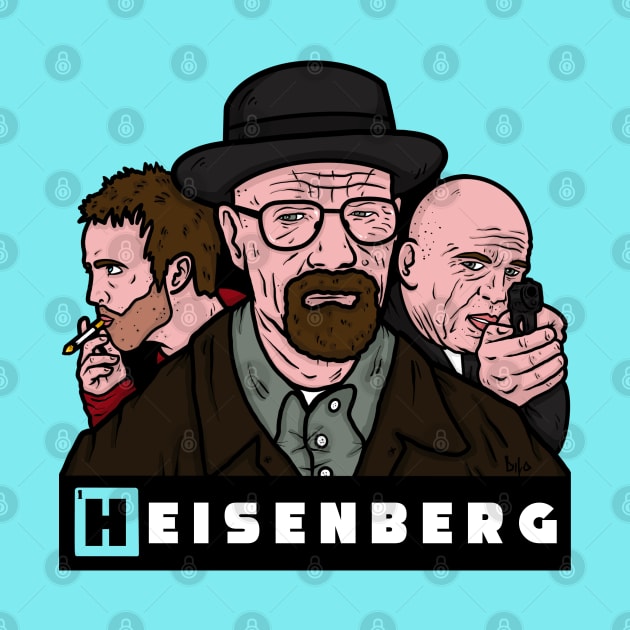 Heisenberg breaking bad Walter white Jesse Pinkman Hank Saul Goodman by DiLoDraws