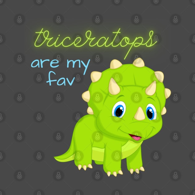 Triceratops are my favorite! by DizDreams with Travel Agent Robyn