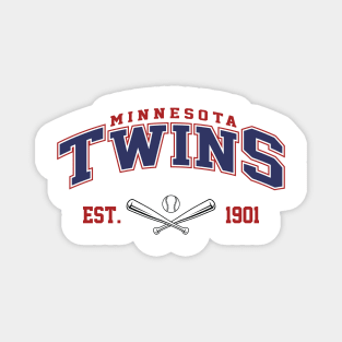 Retro Twins Magnet