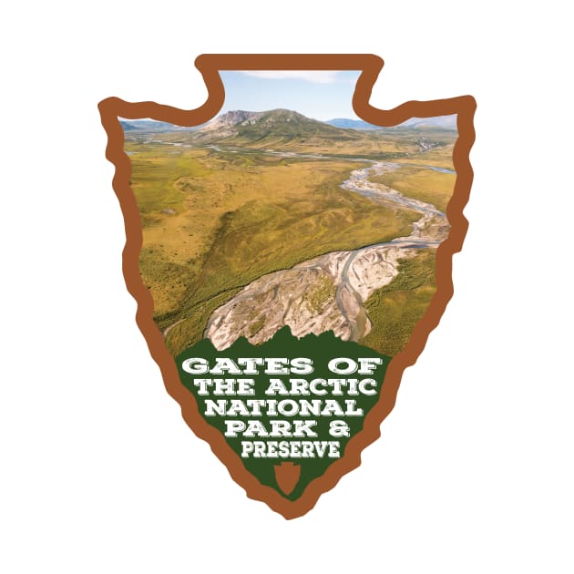 Gates of the Arctic National Park & Preserve arrowhead by nylebuss