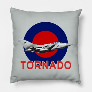 RAF Tornado in RAF Roundel in Grey Pillow