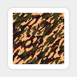 Maroon Wheat Camouflage Magnet