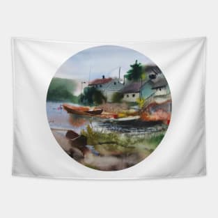 Landscape summer Tapestry