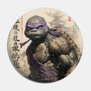 Vintage Japanese Ninja Turtle III Pin