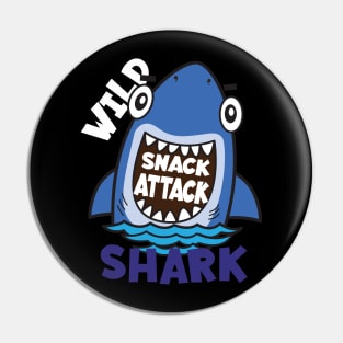 Shark Snack Attack Pin