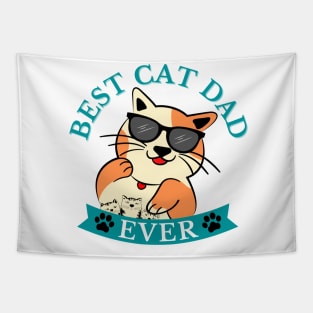 Best cat dad ever, cat daddy, best cat ever, cat lover Tapestry