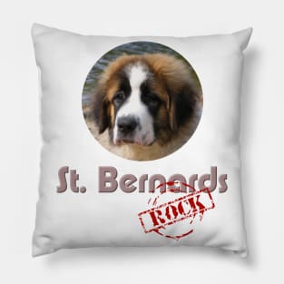 St. Bernards Rock! Pillow