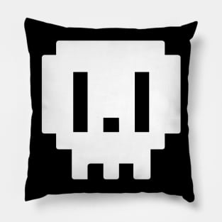 Skull Pixel, Front and Back Pillow