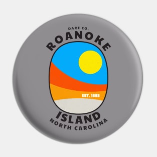 Roanoke Island, NC Summertime Vacationing Abstract Sunrise Pin
