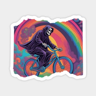 Grim Reaper Bikin’ Magnet