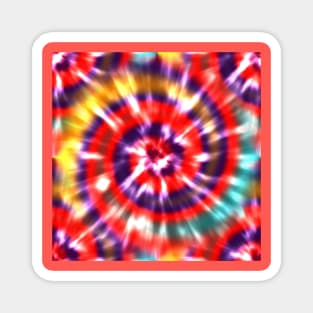 Tie Dye Trippy Psychedelic Rainbow Magnet