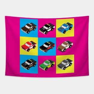 Nifty Trucks Tapestry