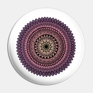 Pink to purple gradient mandala Pin