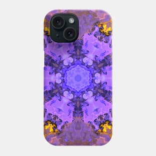 Psychedelic Hippie Purple and Yellow Phone Case