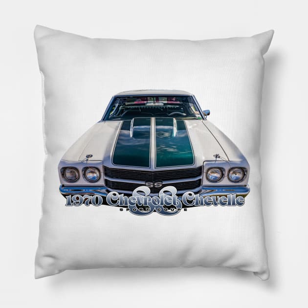 1970 Chevrolet Chevelle SS Sport Coupe Pillow by Gestalt Imagery