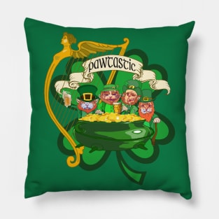 St Patrick's Pawgang Pillow