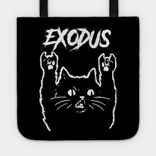 exodus metal cat Tote