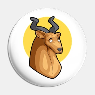 Lonely Kudu Art Pin