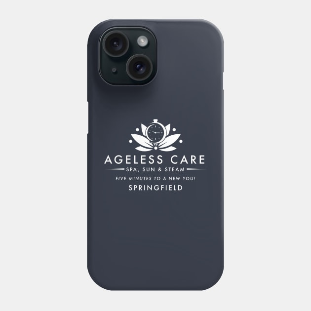 Ageless Care Spa - WHITE Phone Case by PopCultureShirts