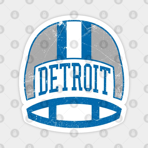 Detroit Retro Helmet - White Magnet by KFig21