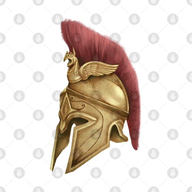 Assasin's Creed Odyssey Spartan helmet by dbcreations25