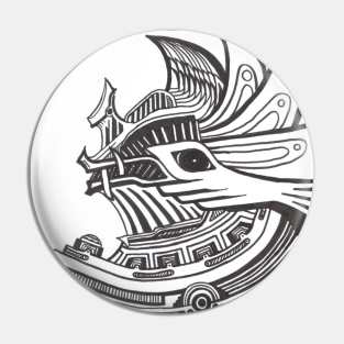 Tribal boar Pin