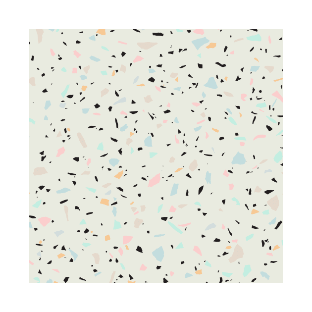 Pastel Terrazzo / Tiny Shapes by matise