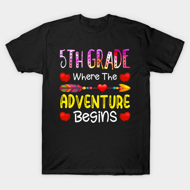 Discover Kids Fifth Grade Where The Adventure Begins Cute Gift - A Bond That Cant Be Broken Gift - T-Shirt