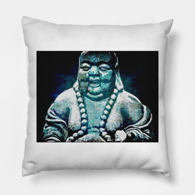 LAUGHING BUDDHA Pillow by truthtopower