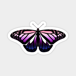 Genderfluid Pride Butterfly Magnet