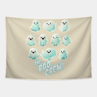 Boo Crew Cute Ghosts Tapestry