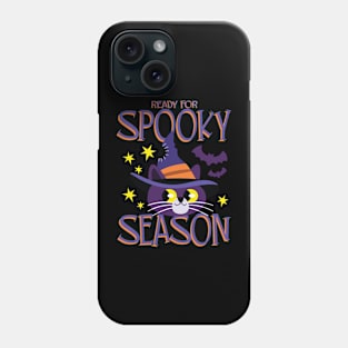 Spooky Season Autumn Fall Halloween Witches Cat Phone Case