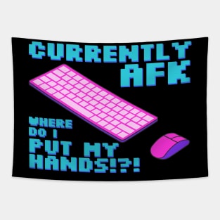 Currently afk, where do I put my hands? Tapestry