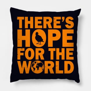 Motivational Inspirational Hope Anti-war Positivity Typographic Pillow