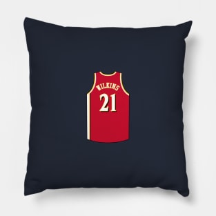 Dominique Wilkins Atlanta Jersey Qiangy Pillow