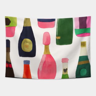 Bottles Pattern Painting Tapestry