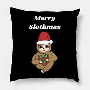 Holiday Slothmas Pillow