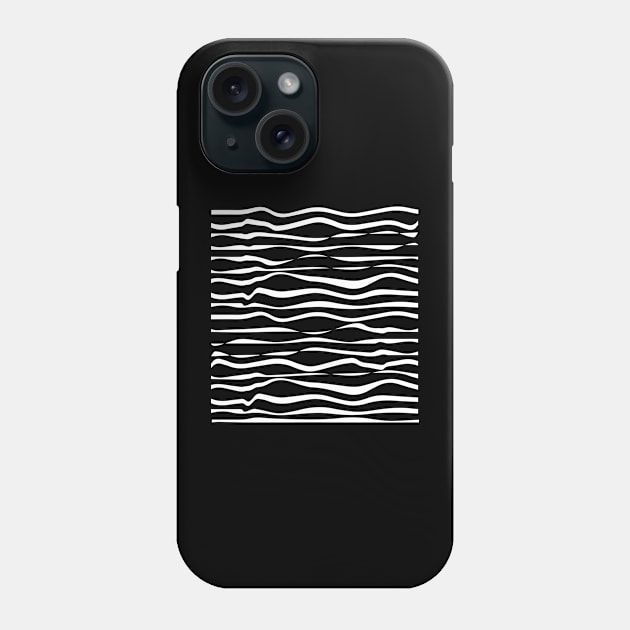 Geometric deformed Lines Phone Case by lkn