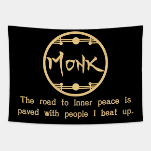 Monk Road to Inner Peace Tapestry