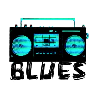 Blues Rock Radio for Blues Music T-Shirt