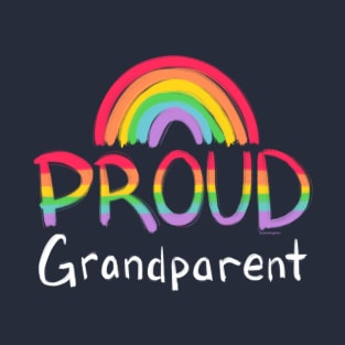 Proud Grandparent Rainbow T-Shirt