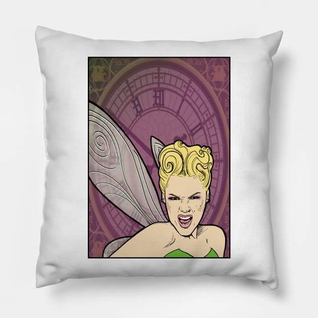 Pinkerbell Pillow by waynedidit